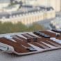 Hector Saxe Backgammon rejsesæt - cognac