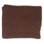 Tresanti winter set cotton scarf and beanie brown