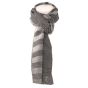 Tresanti spring scarf grey striped