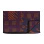 Tresanti viscose patchwork sjaal - bordeaux