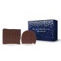 Tresanti winter set cotton scarf and beanie brown