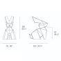Vondom Origami Usagi - Crema