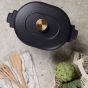 Monte Heritage Cocotte 4 Litre - Black