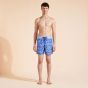 Vilebrequin Swim Shorts Flocked Aquarium - Blue