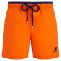 Vilebrequin Bicoloured Swim Shorts - Orange
