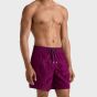 Vilebrequin Swim Shorts Flocked Birds Of Paradise - Purple