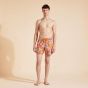 Vilebrequin Swim Shorts Tahiti Flowers - Light Blue