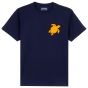 Vilebrequin T-Shirt Patch Tortue - Marine