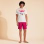 Vilebrequin T-shirt Wave On VBQ Beach - Off White