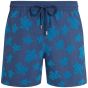 Vilebrequin Velvet Flocked Turtles Swim Shorts - Blue
