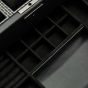 WOLF Axis 10 Piece Watch Box With Storage - Powder Coat