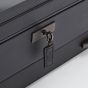 WOLF Axis 10 Piece Watch Box With Storage - Powder Coat