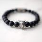 BVLLIN Wolf Matt Black bracelet