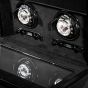 WOLF British Racing Double Watch Winder With Storage - Black