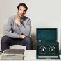 WOLF British Racing Double Watch Winder With Storage - Green