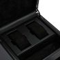 WOLF British Racing Single Watch Winder With Storage - Black