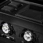 WOLF British Racing Triple Watch Winder With Storage - Black