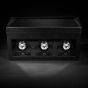 WOLF British Racing Triple Watch Winder With Storage - Black