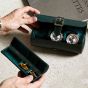 WOLF British Racing Triple Watch Roll - Green