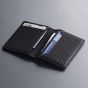 Woolnut Leather Bifold Wallet - Black