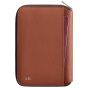Woolnut Leather Travel Folio - Cognac