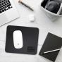 Leather Mousepad Black - Dream it, plan it & achieve it