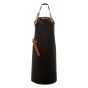 Xapron leather apron black