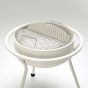 ZEE Koro Charcoal Barbecue - White