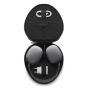Woolnut Leather Case for AirPods Max - Black