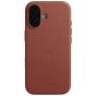 Woolnut Leather Case for iPhone 17 - Cognac