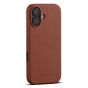 Woolnut Leather Case for iPhone 17 - Cognac