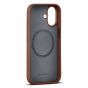 Woolnut Leather Case for iPhone 17 - Cognac