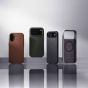 Woolnut Leather Case for iPhone 17 - Cognac