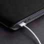 Woolnut Leather Sleeve for 15-inch MacBook Air - Black