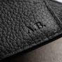 Woolnut Leather Card Holder - Black