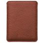 Woolnut Leather Sleeve for Passports - Cognac