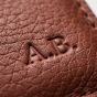 Woolnut Leather Sleeve for Passports - Cognac