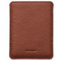 Woolnut Leather Sleeve for Passports - Cognac