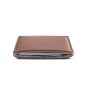 Woolnut Leather Sleeve for Passports - Cognac