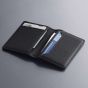 Woolnut Leather Bifold Wallet - Black