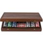 Manopoulos Poker Set Koffer - Walnuss Dunkel