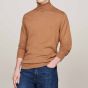 Tommy Hilfiger Cotton Cashmere Turtleneck - Camel