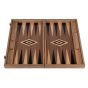 Manopoulos American Walnut Backgammon Set