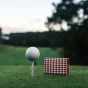 3 Putt Round Golf Tee Streichholz - Rot