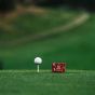 3 Putt Round Golf Tee Streichholz - Rot