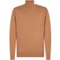 Tommy Hilfiger Cotton Cashmere Turtleneck - Camel