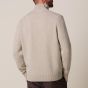 Profuomo Woolen Half-Zip Pullover - Beige