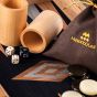 Manopoulus American Walnut Backgammon Set - Black Oak