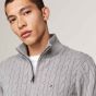Tommy Hilfiger Classic Cable Zip Sweater
