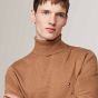 Tommy Hilfiger Cotton Cashmere Turtleneck - Camel